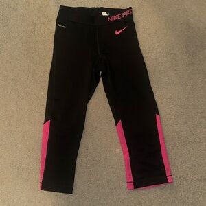 Nike Pro Dri-fit capri leggings --Women's Small